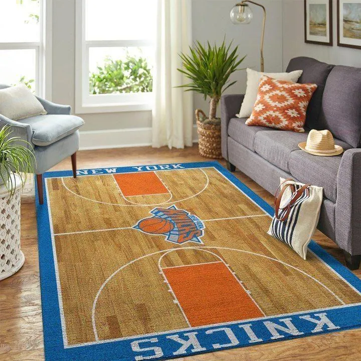 New York Knicks NBA Living Room Christmas Gift Rug Regtangle Carpet 715FI-5608