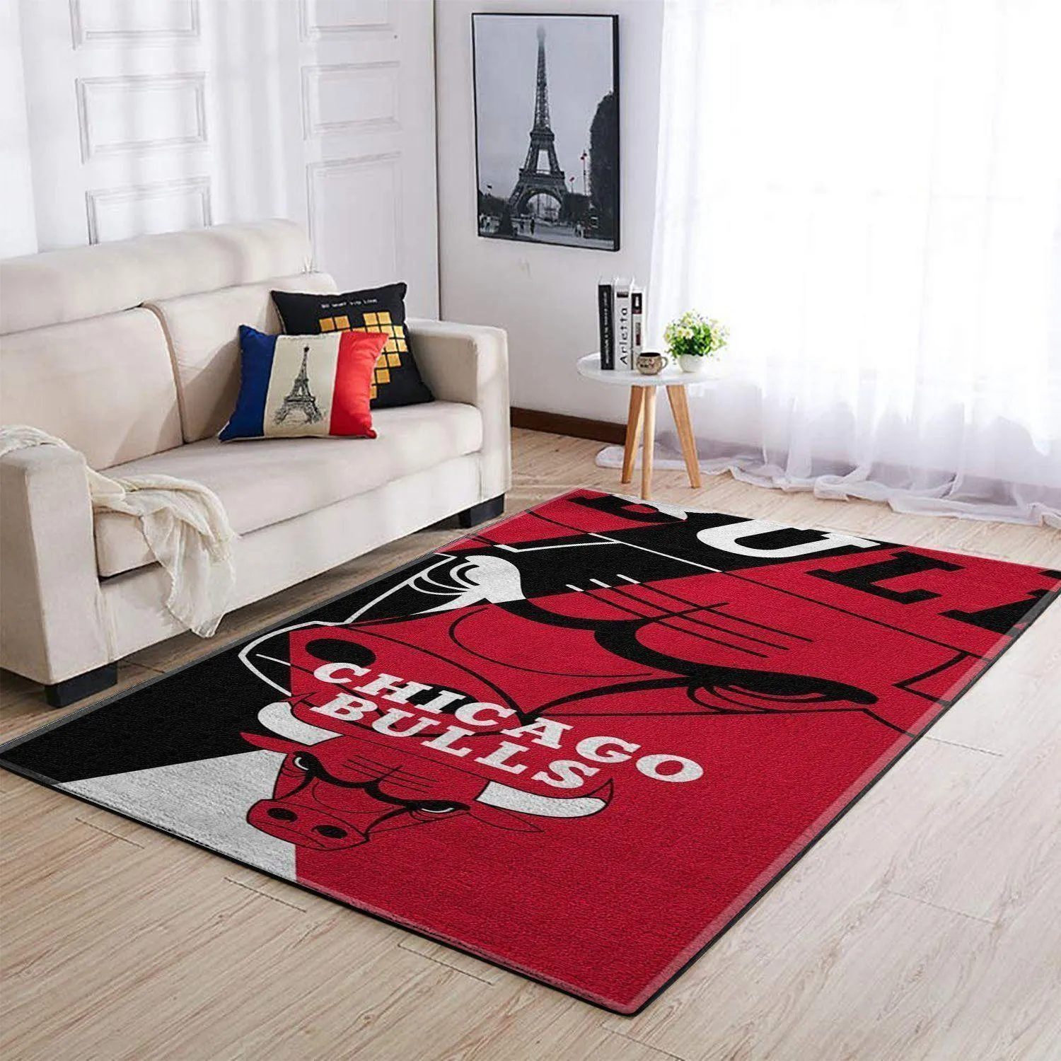 Chicago Bulls Area Rug Nba Carpet Living Room 277YI-5434