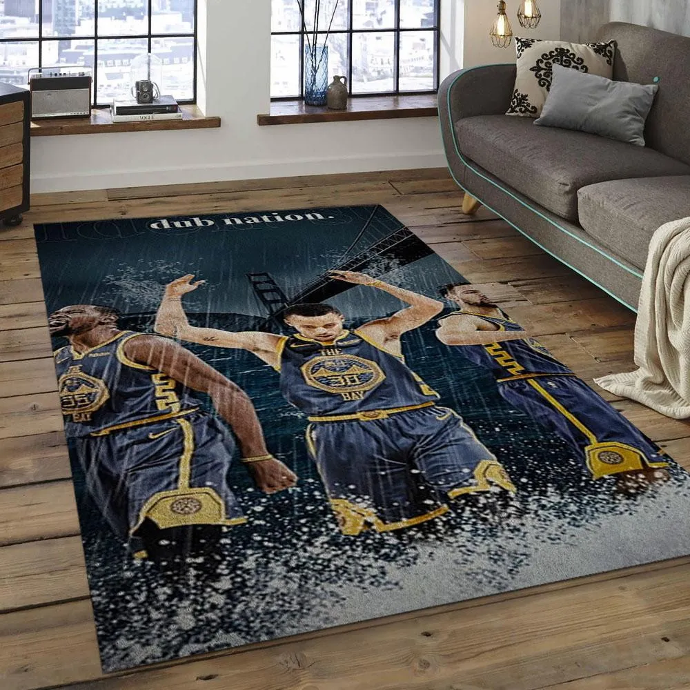 NBA Golden State Warriors Basketball Legend Team Logo Rectangle Area 466NJ-3037