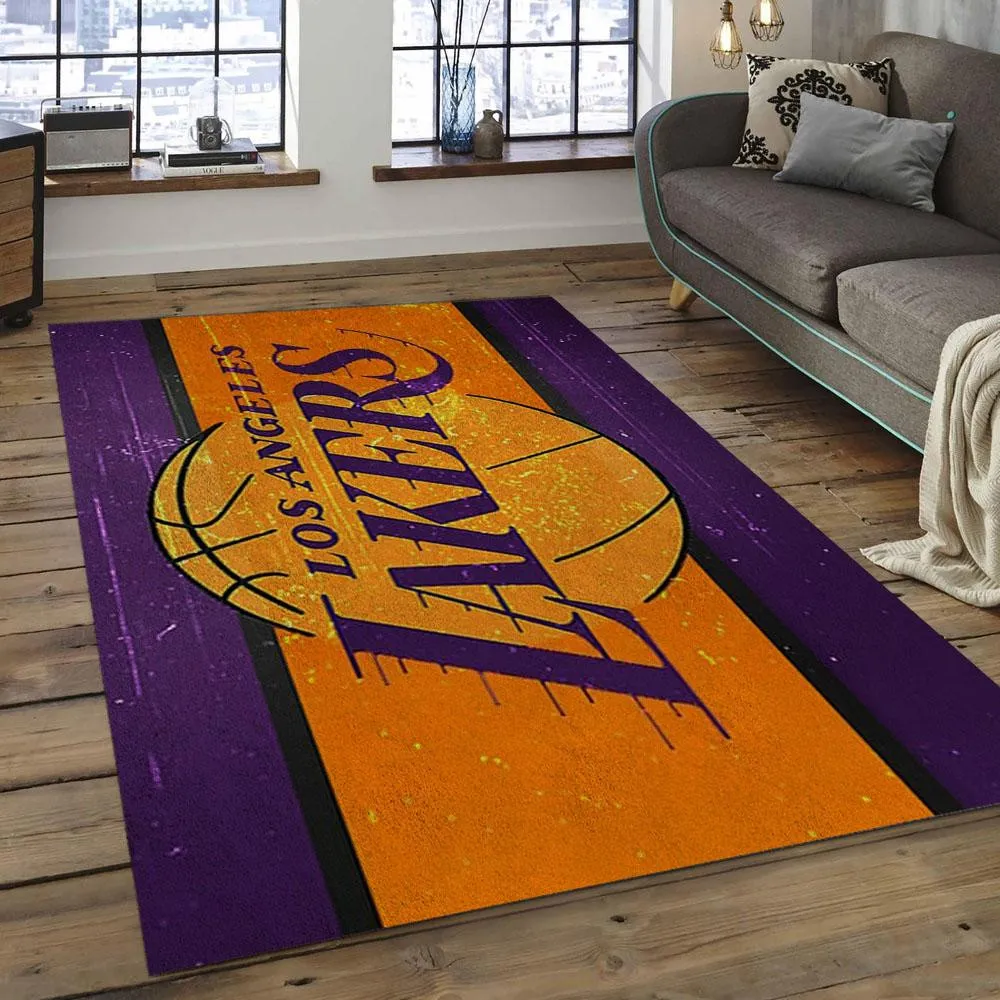 NBA Los Angeles Lakers Basketball Legend Team Logo Rectangle Area 145IG-9230