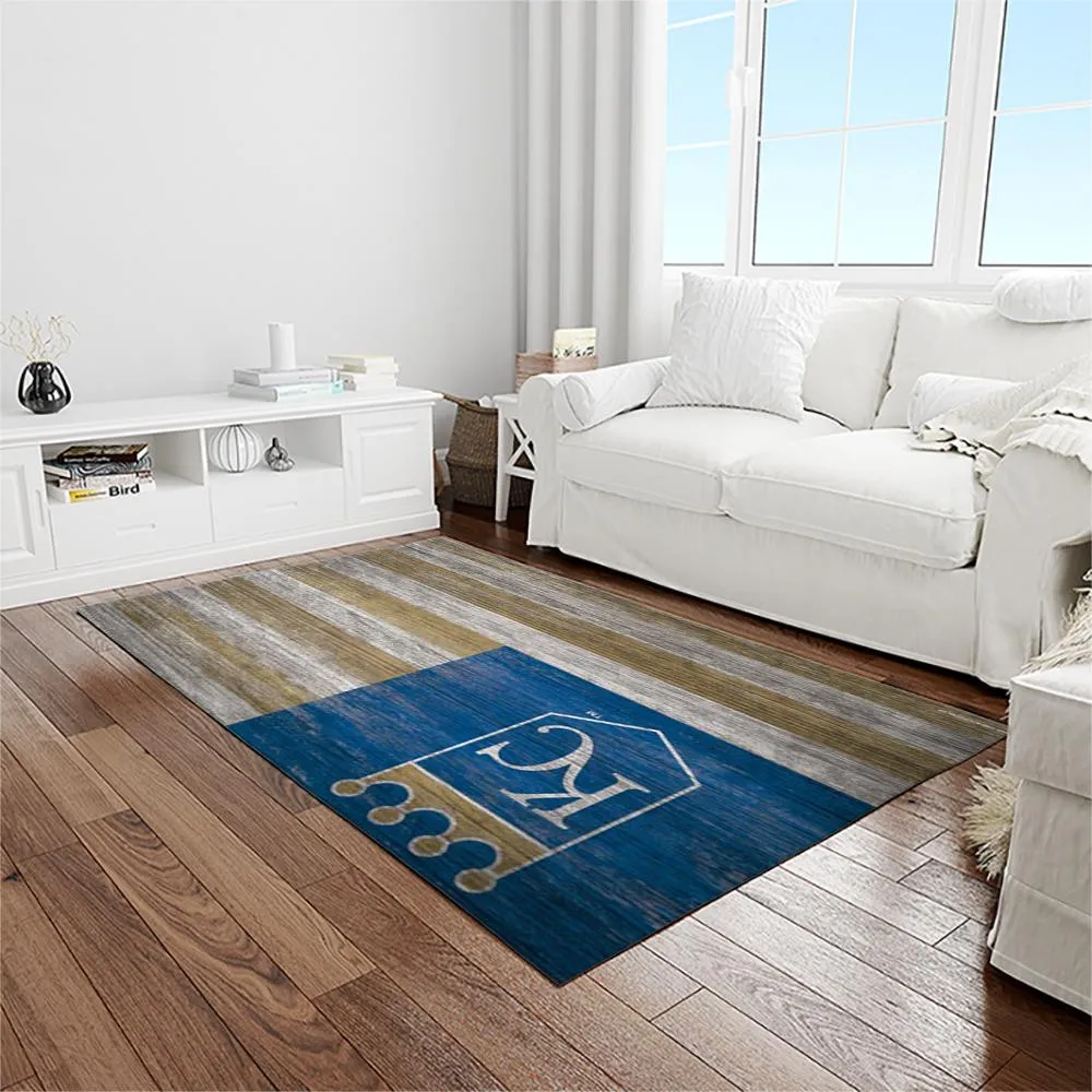 MLB Kansas City Royals Baseball Team Logo Rectangle Area Rug 890FS-7547
