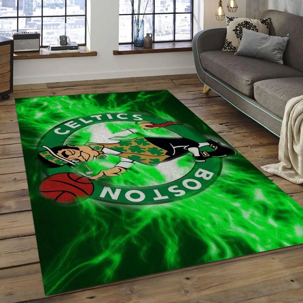 NBA Boston Celtics Basketball Legend Team Logo Rectangle Area 302VN-1461