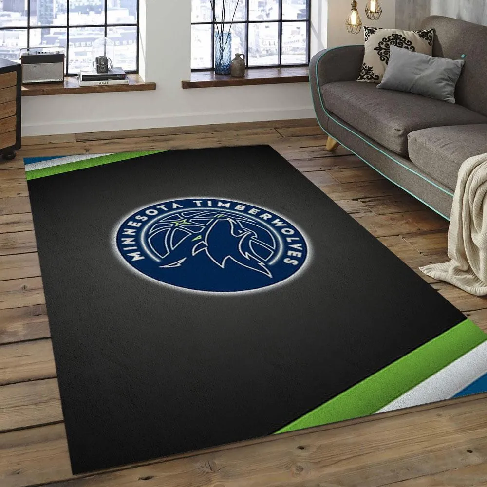 NBA Minnesota Timberwolves Basketball Legend Team Logo Rectangle Area 722GV-1798