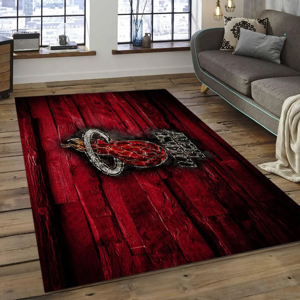 NBA Miami Heat Basketball Legend Team Logo Rectangle Area 357TV-3662