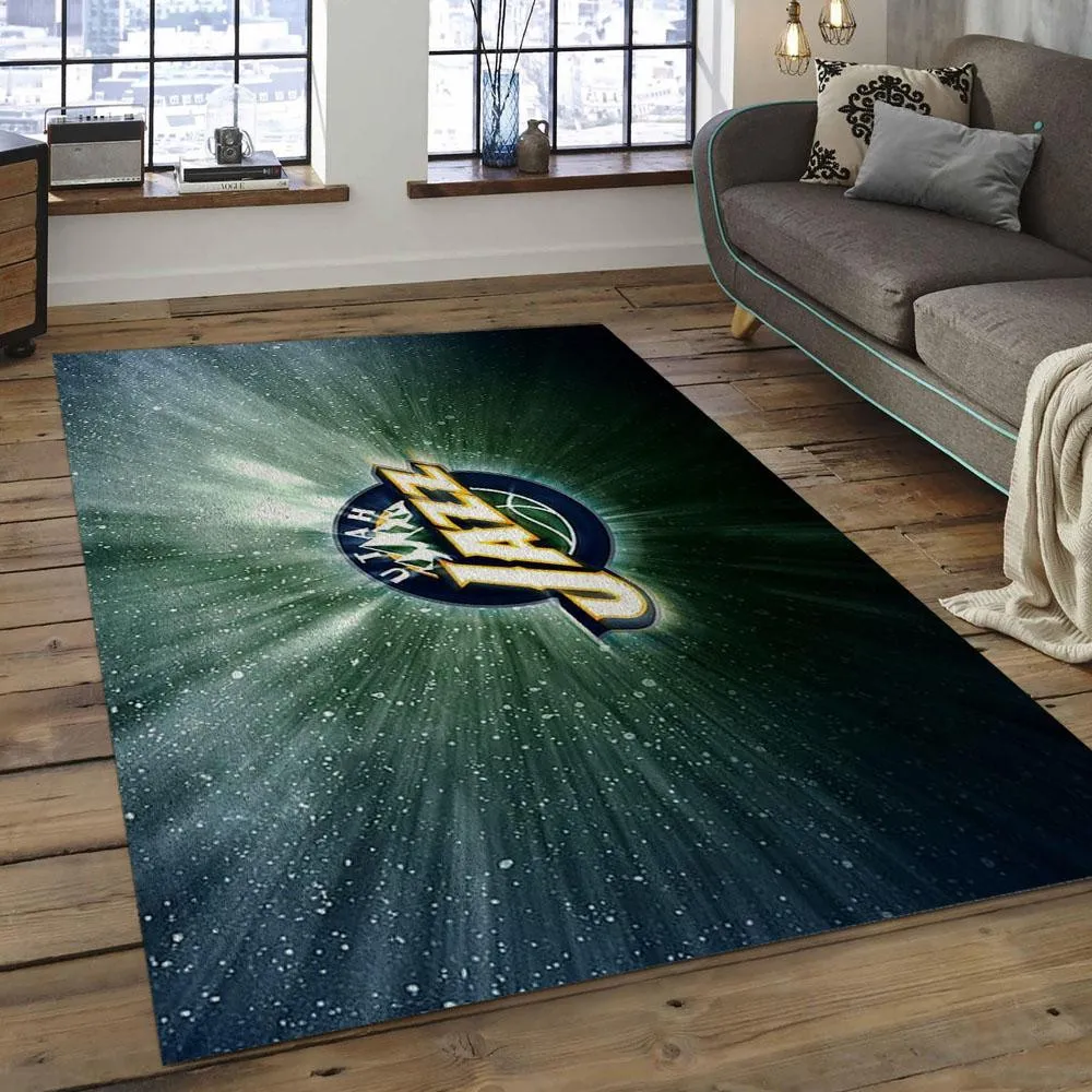 NBA Utah Jazz Basketball Legend Team Logo Rectangle Area 300OH-8419