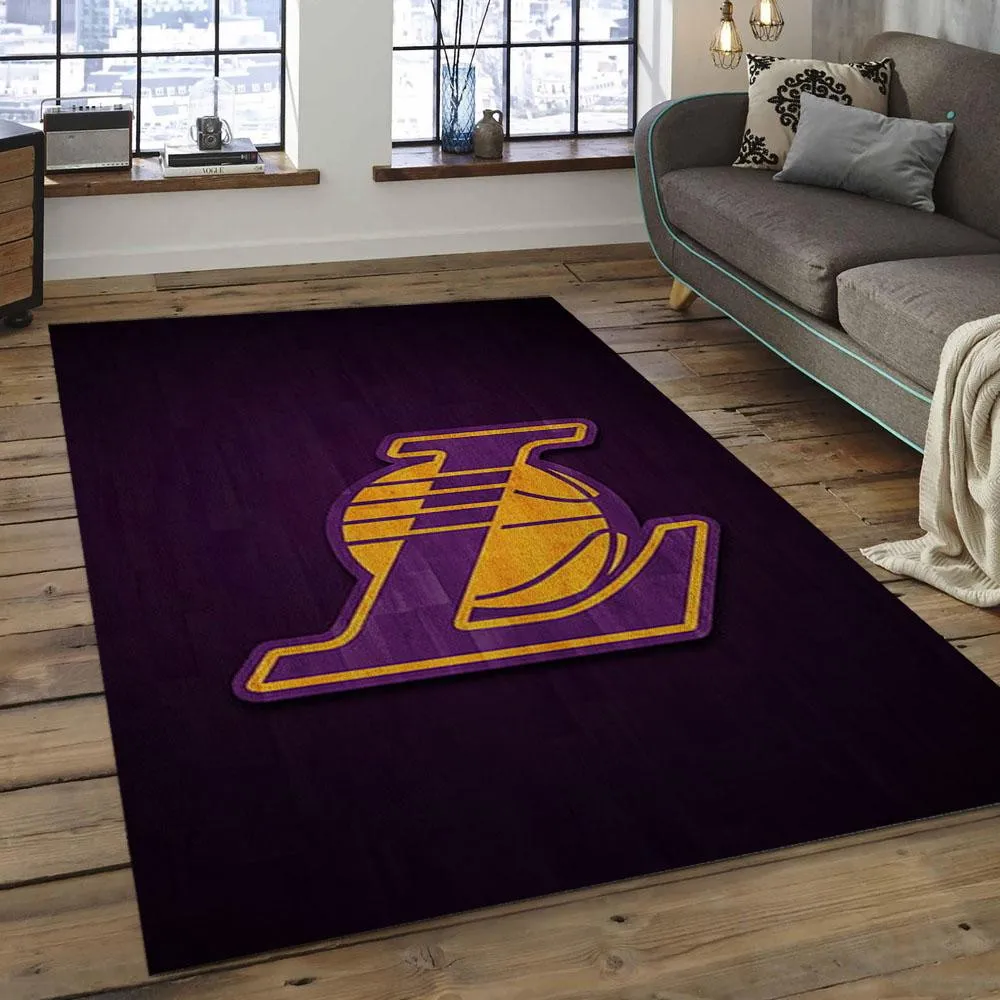 NBA Los Angeles Lakers Basketball Legend Team Logo Rectangle Area 504EX-3813