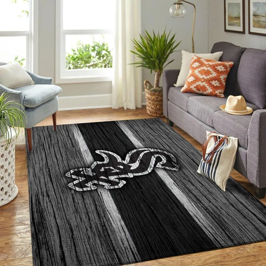 MLB Chicago White Sox Area Rug Baseball Team Logo Carpet Living Room 335ML-1863