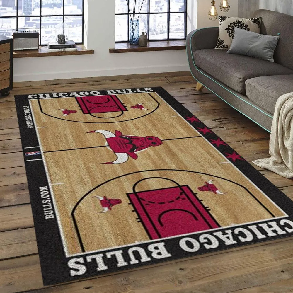 NBA Chicago Bulls Basketball Legend Team Logo Rectangle Area 130BN-5903
