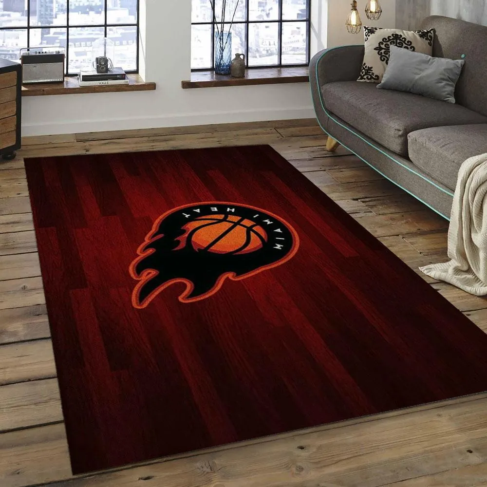 NBA Miami Heat Basketball Legend Team Logo Rectangle Area 921BW-7030