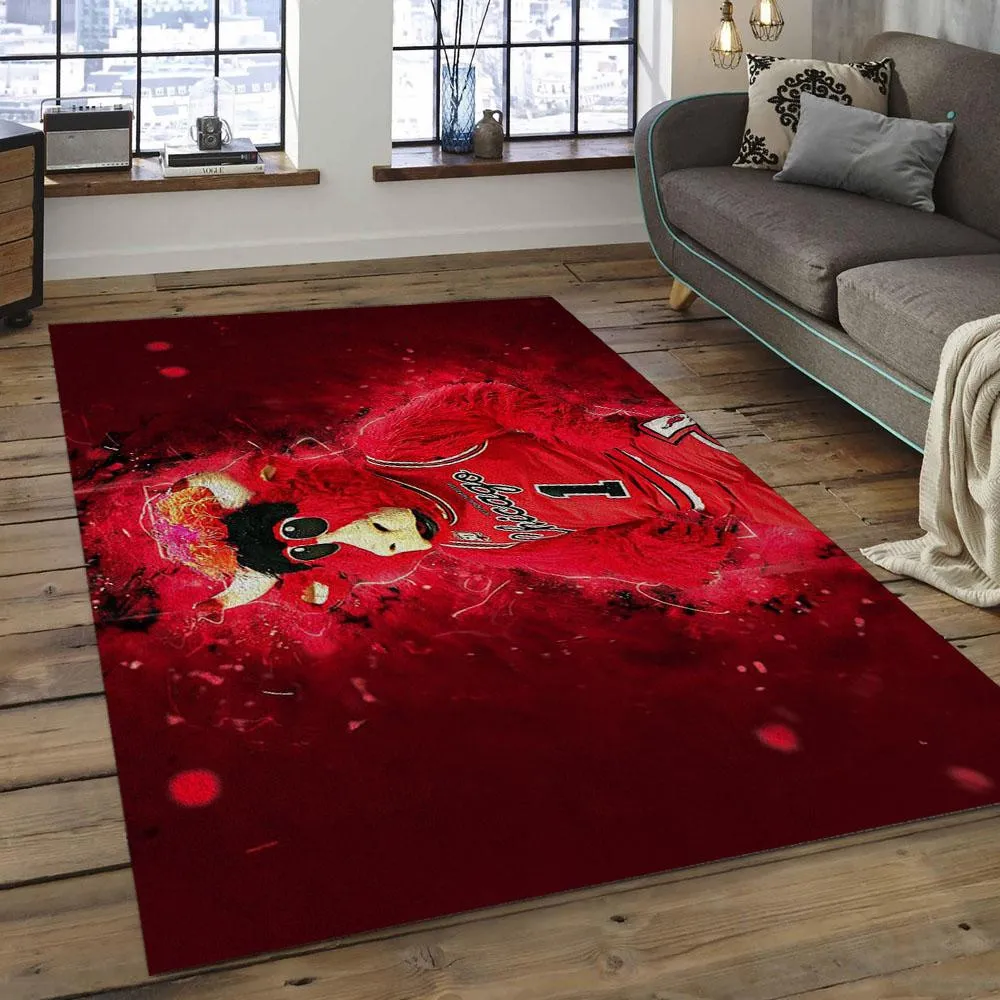 NBA Chicago Bulls Basketball Legend Team Logo Rectangle Area 997ZE-3186