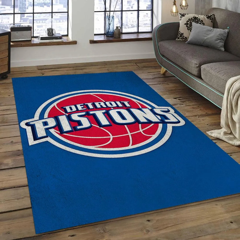 NBA Detroit Pistons Basketball Legend Team Logo Rectangle Area 967SY-3943