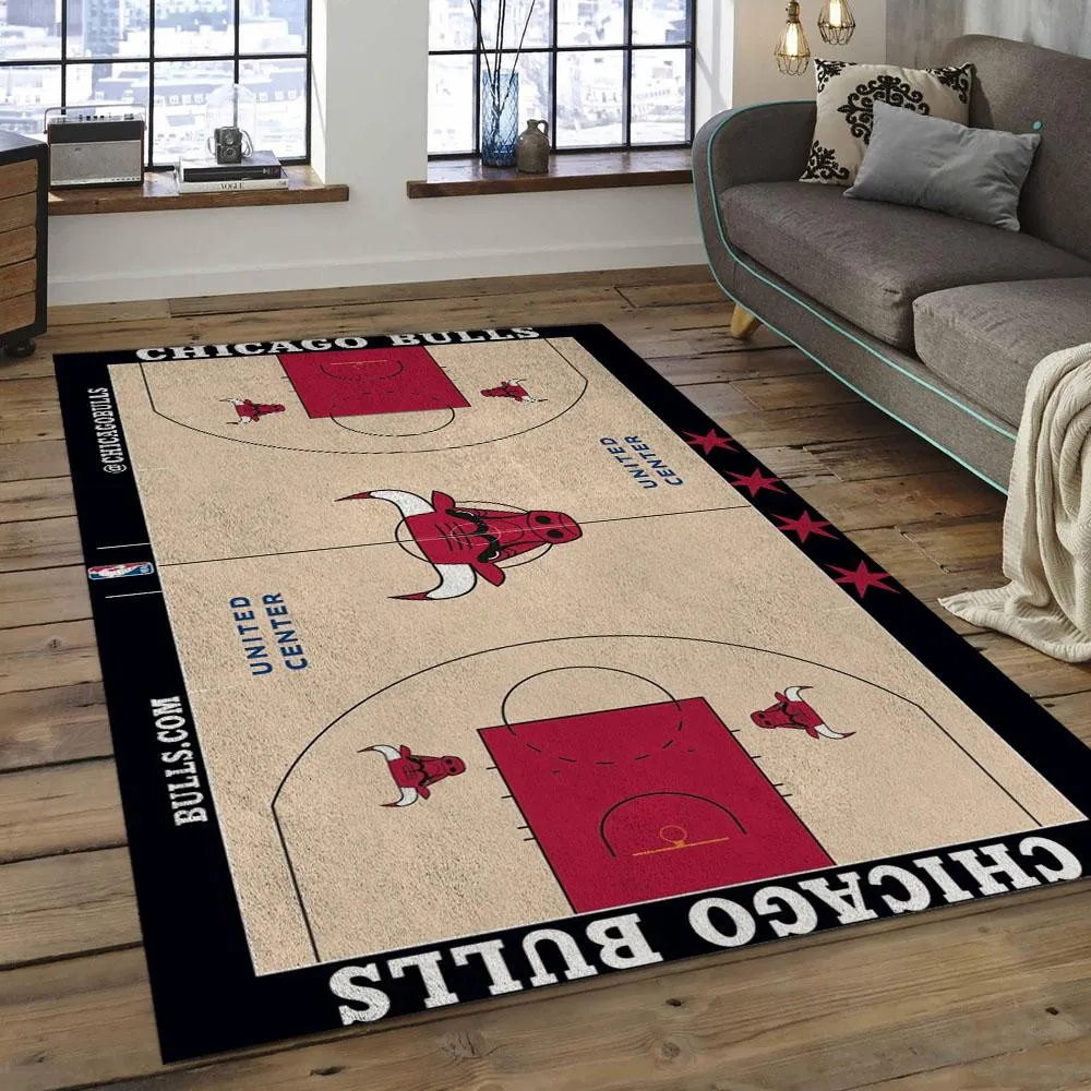 NBA Chicago Bulls Basketball Legend Team Logo Rectangle Area 912KD-8714