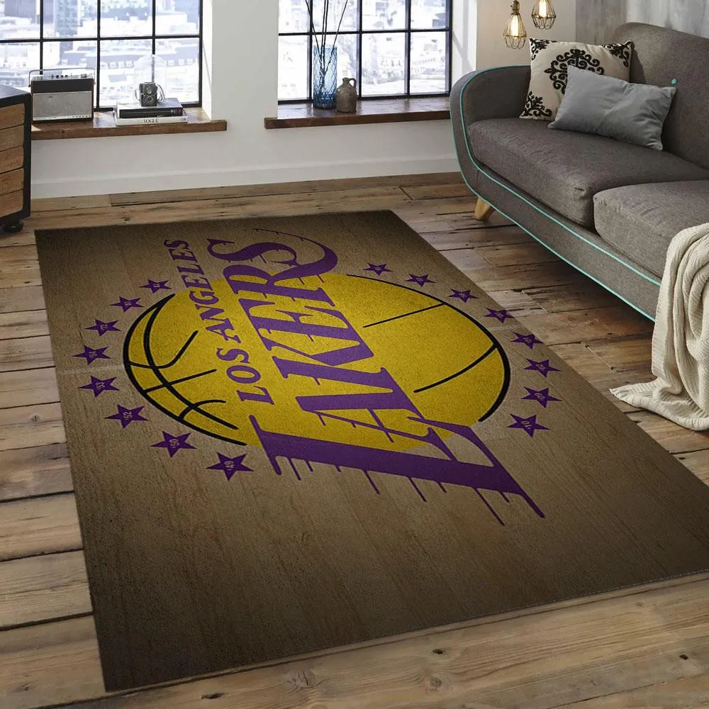 NBA Los Angeles Lakers Basketball Legend Team Logo Rectangle Area 544DD-8947