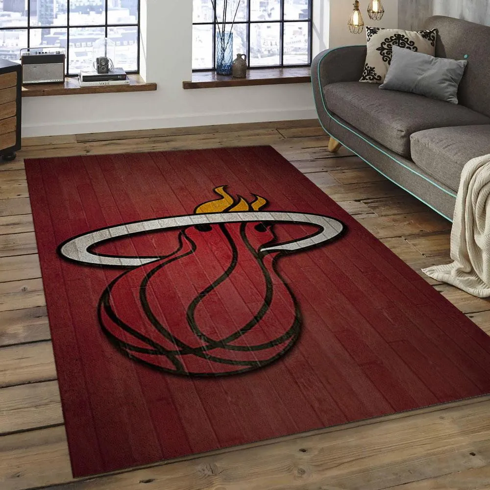 NBA Miami Heat Basketball Legend Team Logo Rectangle Area 319GS-8893