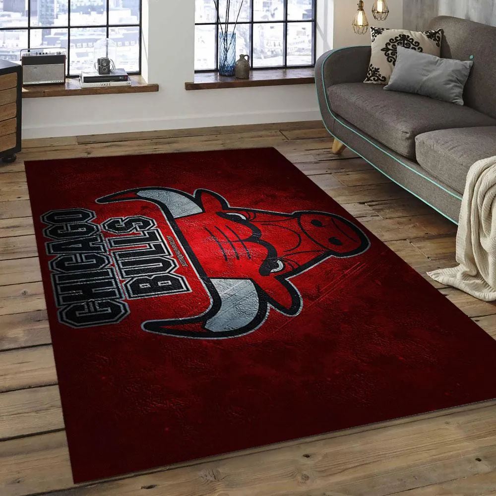 NBA Chicago Bulls Basketball Legend Team Logo Rectangle Area 803CS-8364