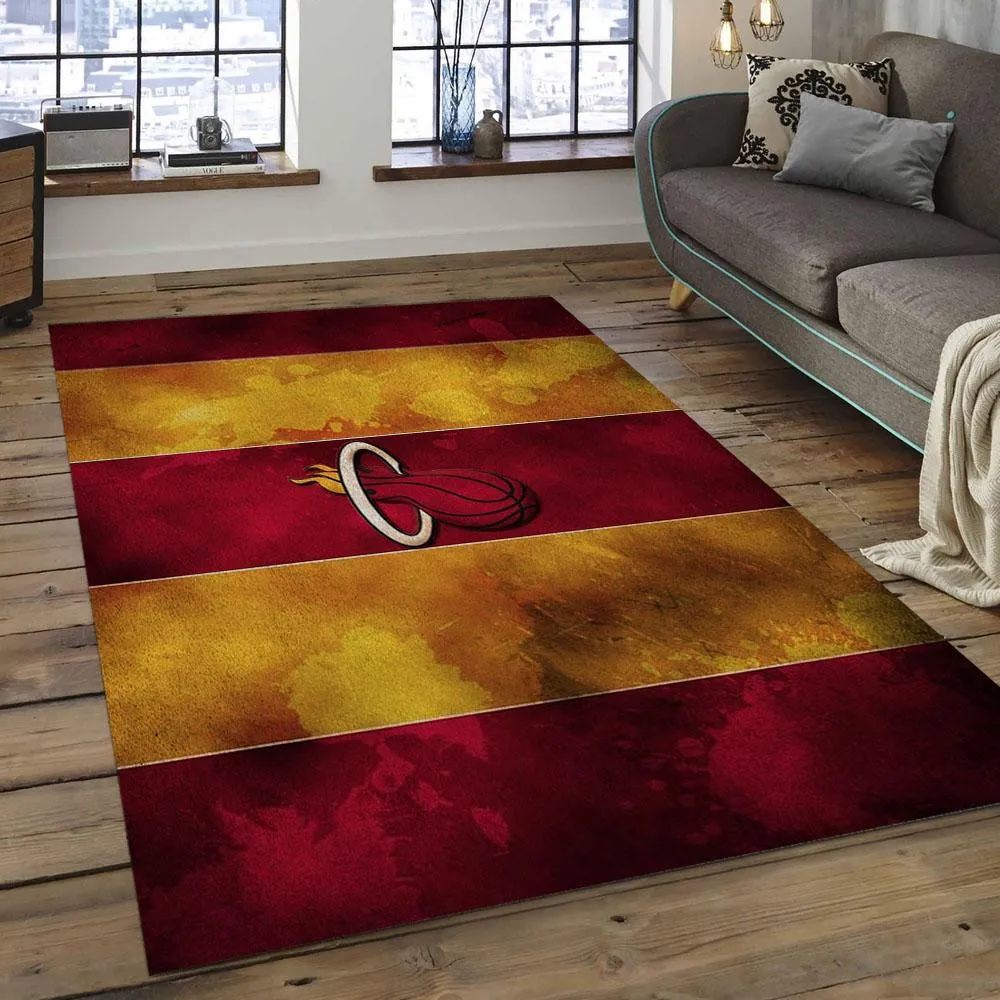 NBA Miami Heat Basketball Legend Team Logo Rectangle Area 566DQ-8225