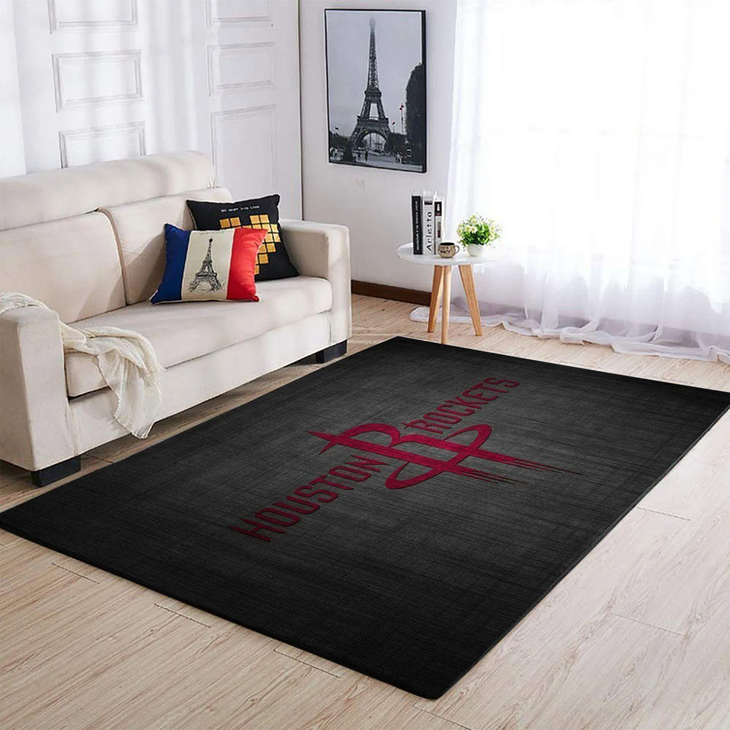 Houston Rockets Area Rug Nba Carpet Living Room 416DD-7414