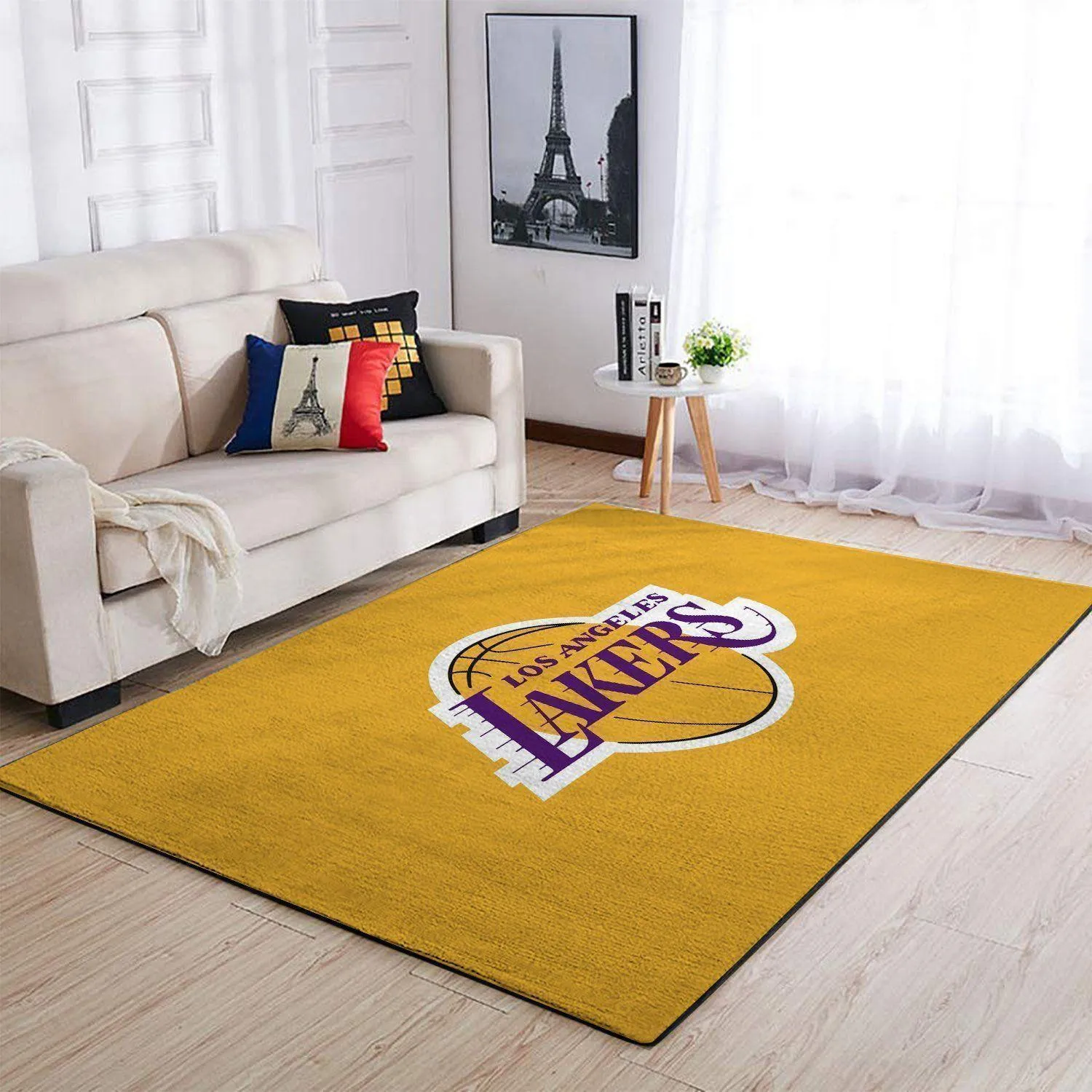 NBA Los Angeles Lakers Basketball Area Rug Living Room Rug Home Decor 739CD-5310