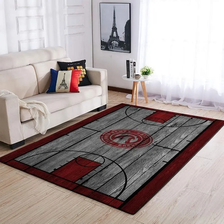 Atlanta Hawks Area Rug Nba Carpet Living Room 462RB-1454