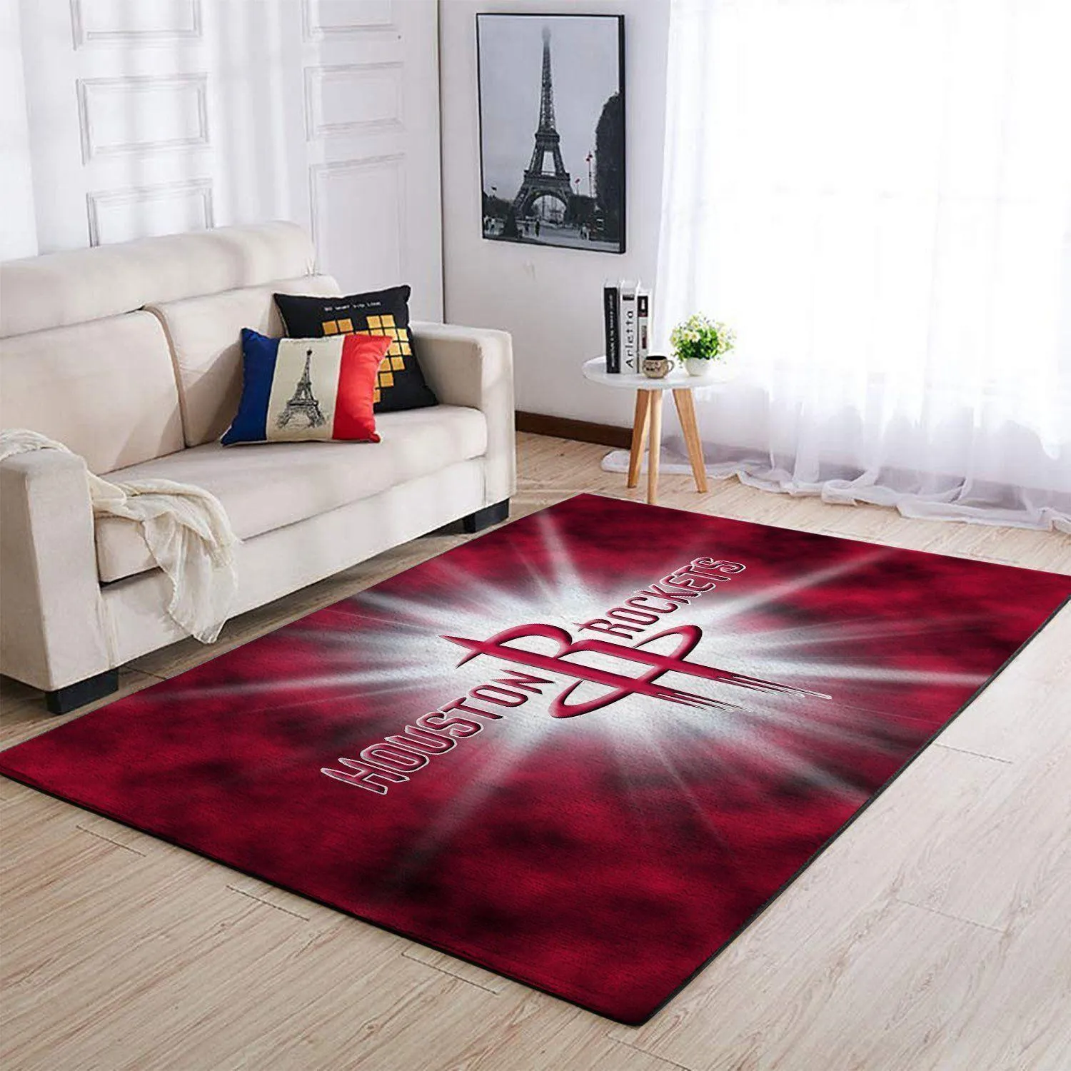 Houston Rockets Area Rug Nba Carpet Living Room 844WR-9950
