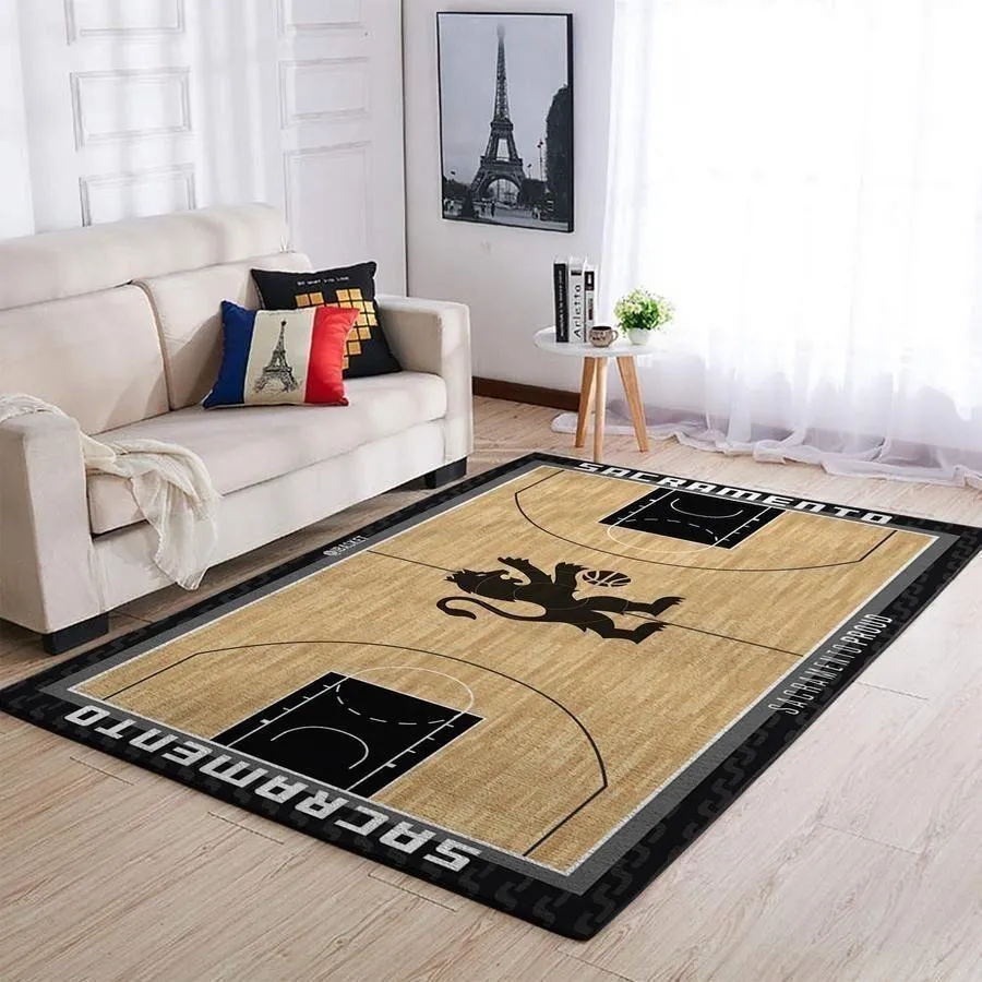 Sacramento Kings Area Rug Living Room Rug Home Decor NBA Team Logo 995HX-7028