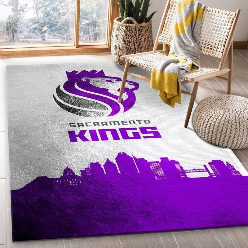 Sacramento Kings Nba 8 Area Rug Living Room Bedroom Rug Rug Regtangle 824TN-9116