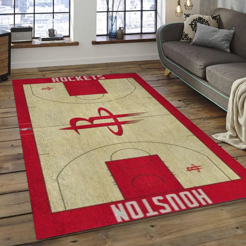 NBA Houston Rockets Basketball Legend Team Logo Rectangle Area 193FR-5268