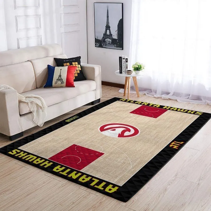 Atlanta Hawks Area Rug Nba Carpet Living Room 456HC-1258