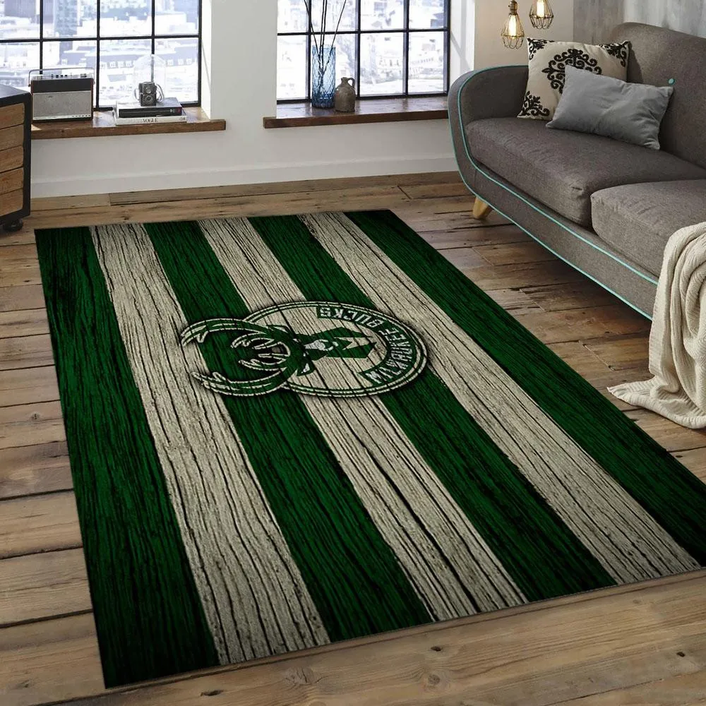 NBA Milwaukee Bucks Basketball Legend Team Logo Rectangle Area 452FC-7299