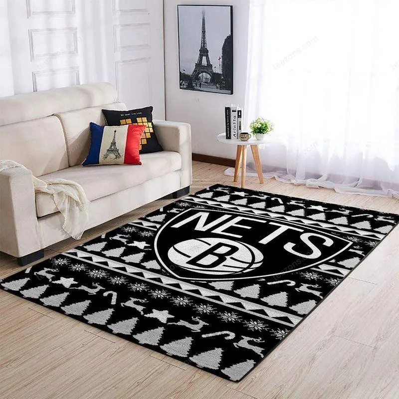 Brooklyn Nets Nba 4 Living Room Bedroom Rug Rug Regtangle 955EX-9693