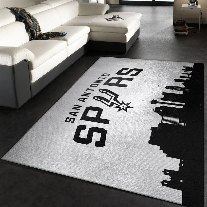 San Antonio Spurs Nba 1 Area Rug Living Room Bedroom Rug Rug Regtangle 634LL-6655