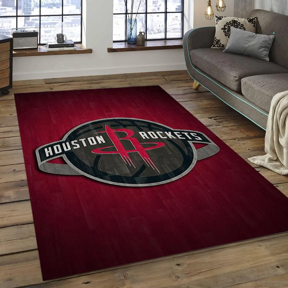 NBA Houston Rockets Basketball Legend Team Logo Rectangle Area 805TR-7163