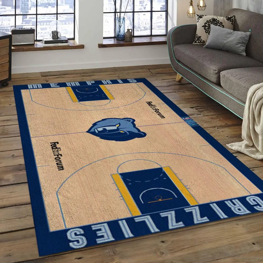 NBA Memphis Grizzlies Basketball Legend Team Logo Rectangle Area 941TD-3110