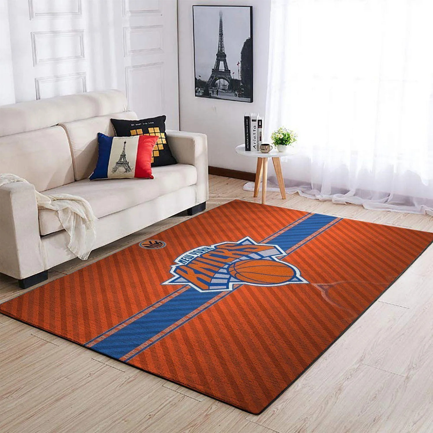 New York Knicks Area Rug Nba Carpet Living Room 744VA-9704