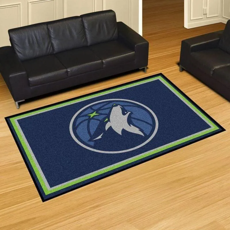 NBA Minnesota Timberwolves Football Team Logo Carpet Rug Living Room 1912287 528DC-2053