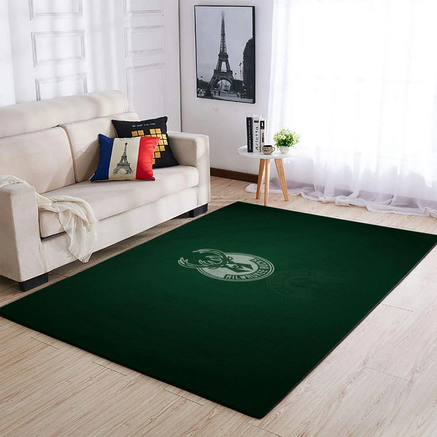 Milwaukee Bucks Area Rug Nba Carpet Living Room 431GL-1584