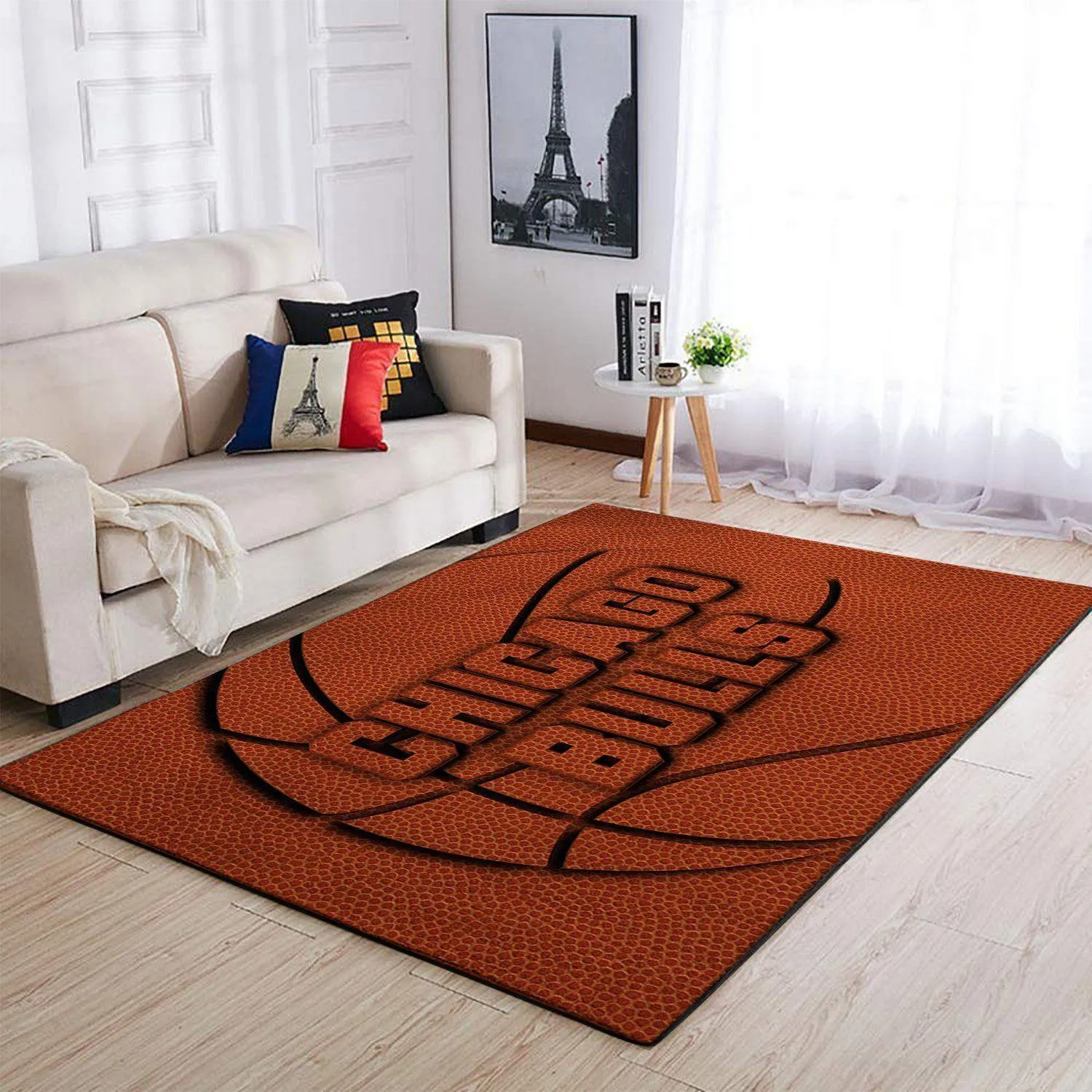 Chicago Bulls Area Rug Nba Carpet Living Room 244PO-8261