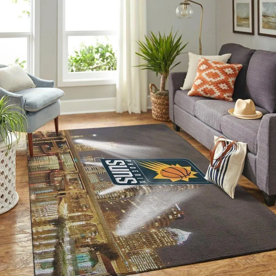 Phoenix Suns Area Rug Nba Carpet Living Room 128YH-9843