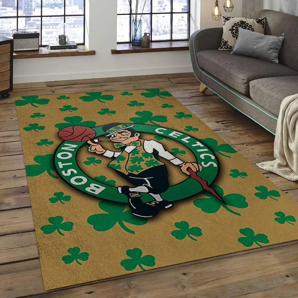 NBA Boston Celtics Basketball Legend Team Logo Rectangle Area 432FY-1114