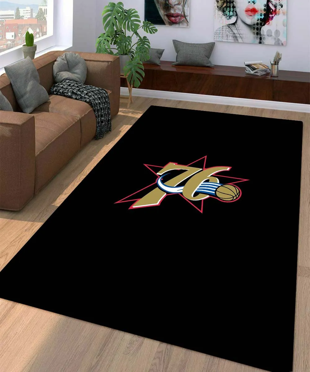 Philadelphia 76Ers Star Nba Living Room Carpet Area 842YI-9044