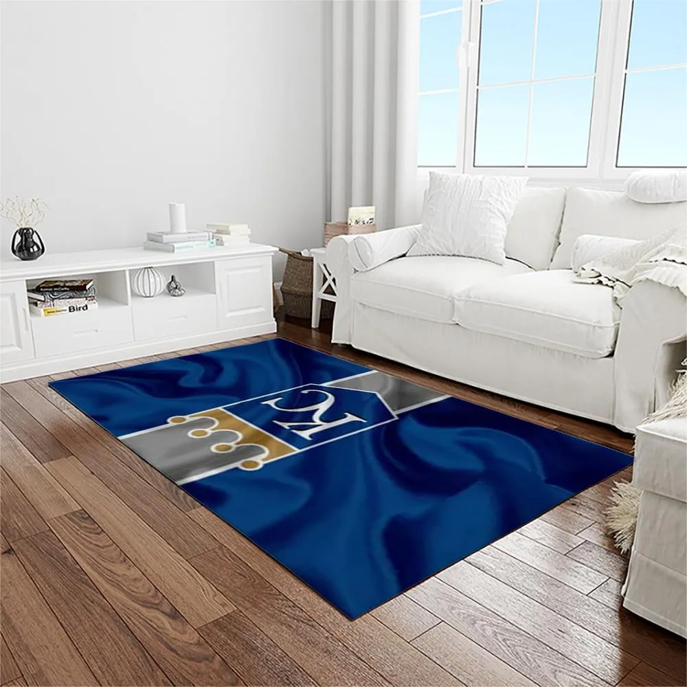 MLB Kansas City Royals Baseball Team Logo Rectangle Area Rug 513GD-2310