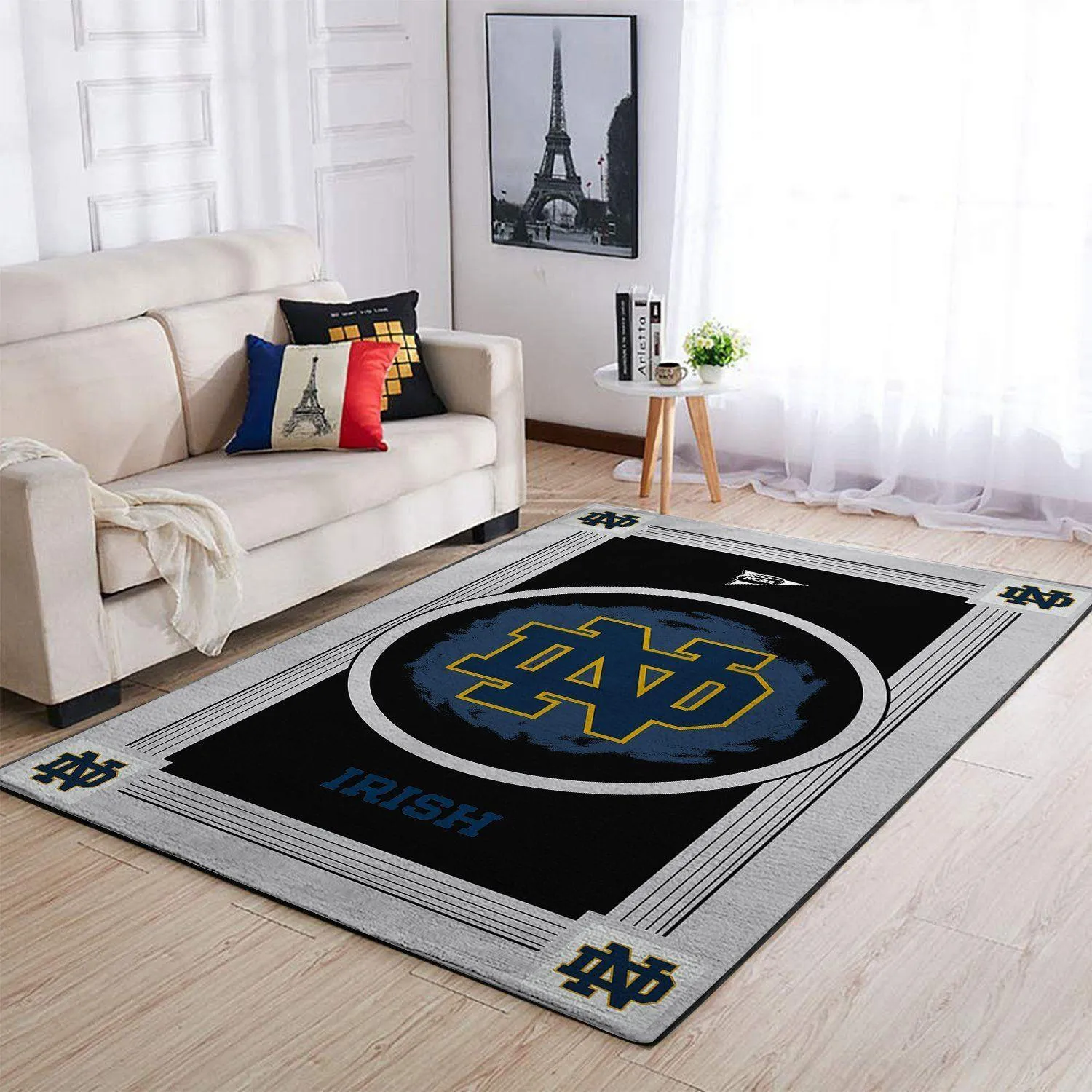 Notre Dame Fighting Irish Ncaa Area Rugs Living Room Carpet Regtangle 947ZF-6831