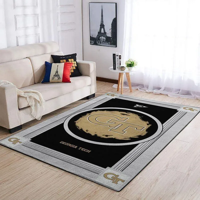 Georgia Tech Yellow Jackets Ncaa Living Room Carpet 200303131 710MQ-6270