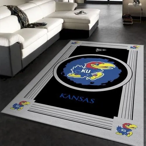Kansas Jayhawks Ncaa Team Logo Nice Gift Home Decor Rectangle Area 132RQ-7739