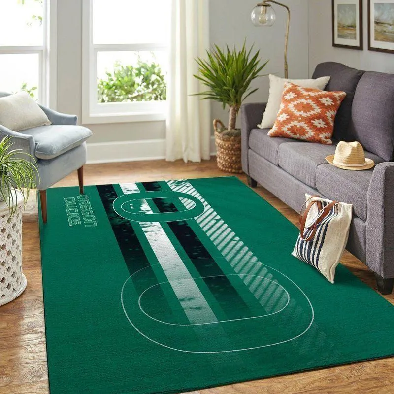 Oregon Ducks Ncaa 1 Area Rug Living Room And Bed Room Rug Regtangle 132GZ-5353