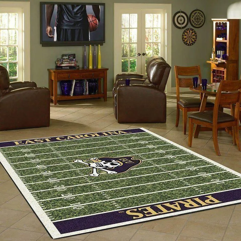 NCAA East Carolina Pirates Area Rug Living Room Rug Home Decor 19122522 749TS-6709