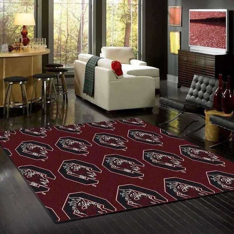 NCAA South Carolina Gamecocks Rug Living Room Rug Regtangle Carpet V11123 704JX-2454