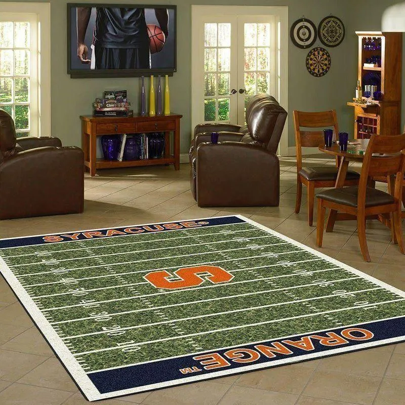NCAA Syracuse Orange Home Field Living Room Home Rug Regtangle Carpet 647AK-2225