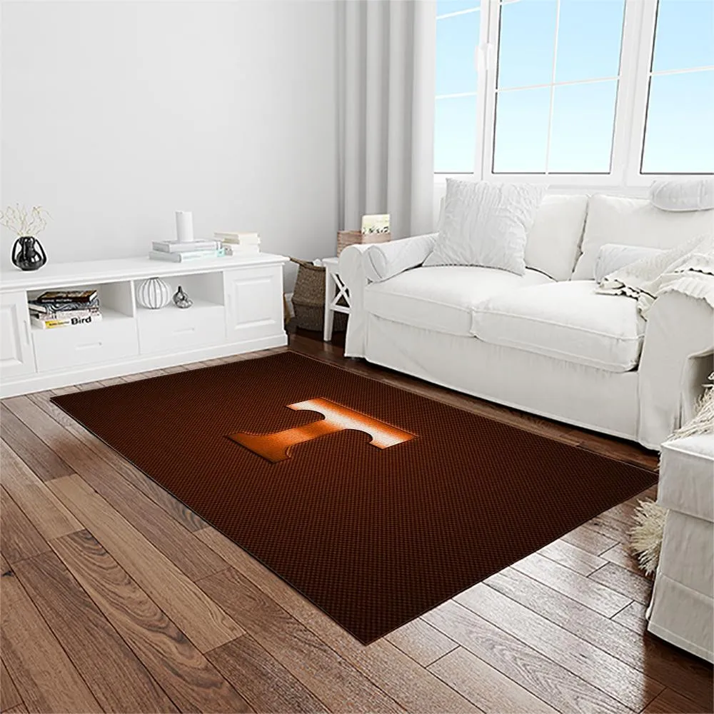 NCAA Tennessee Volunteers College Sport Basketball And Foolball Team Logo Rectangle Area Rug 295ID-3244
