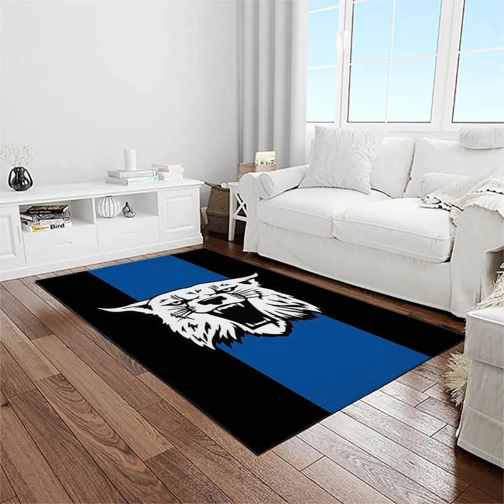 NCAA Kentucky Wildcats College Sport Basketball And Foolball Team Logo Rectangle Area Rug 134TQ-2772